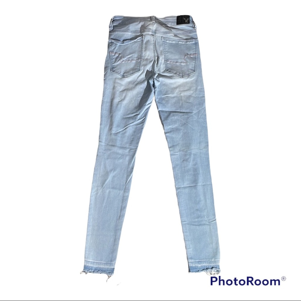 American Eagle Super Super Stretch Ripped Jeans - Picture 4 of 8